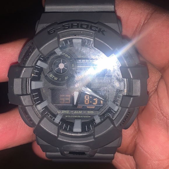 G Shock watch; gray